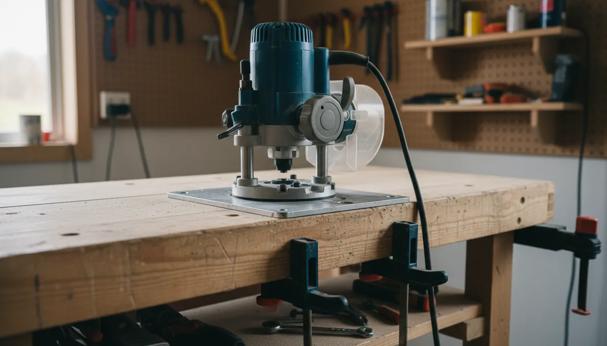 Installer une affleureuse sous table